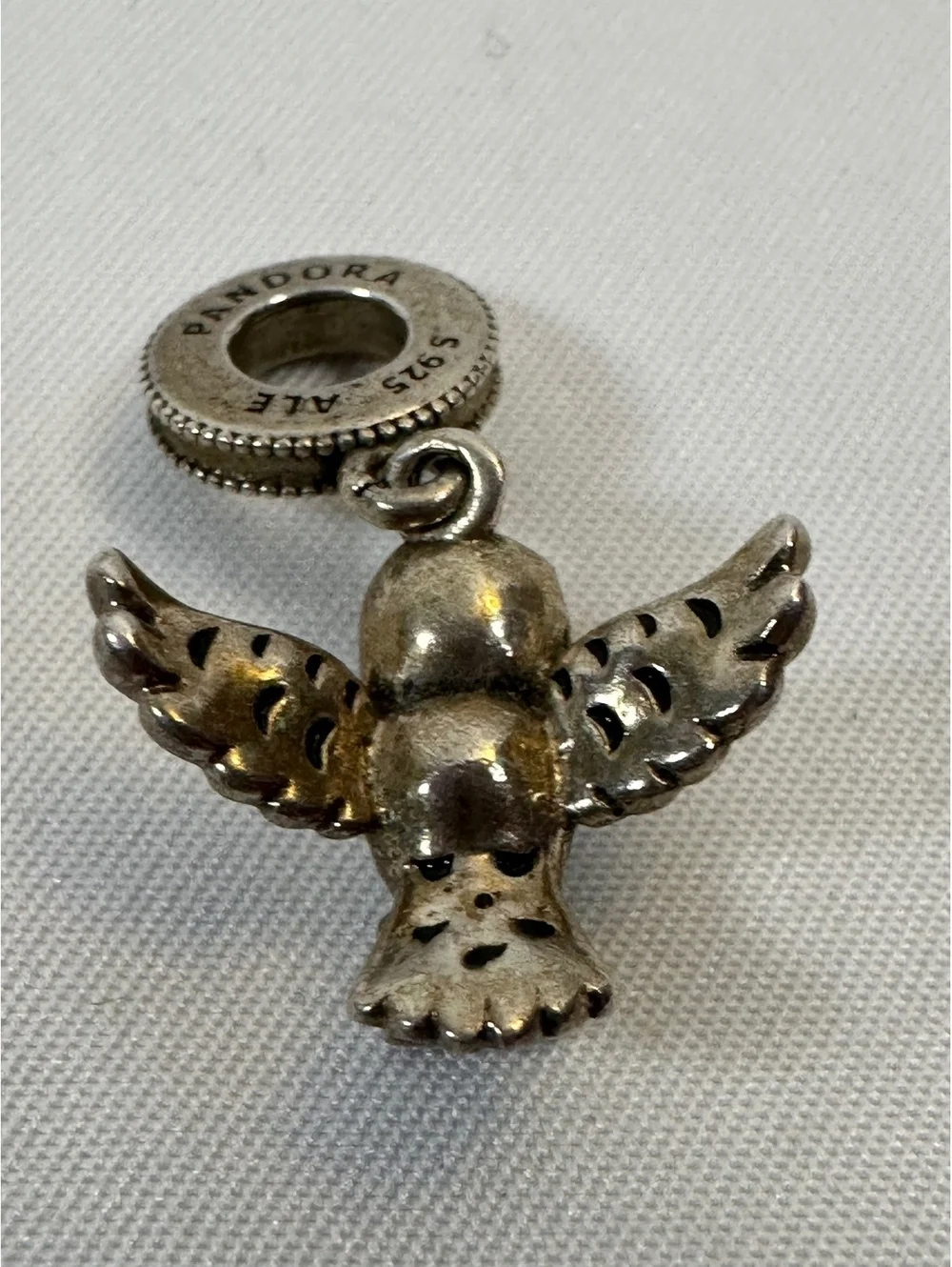 Pandora x Harry Potter Hedwig Owl dangle charm Sterling silver